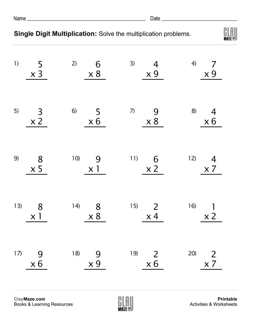 30 Multiplication Worksheets 3 Digits By 2 Digits