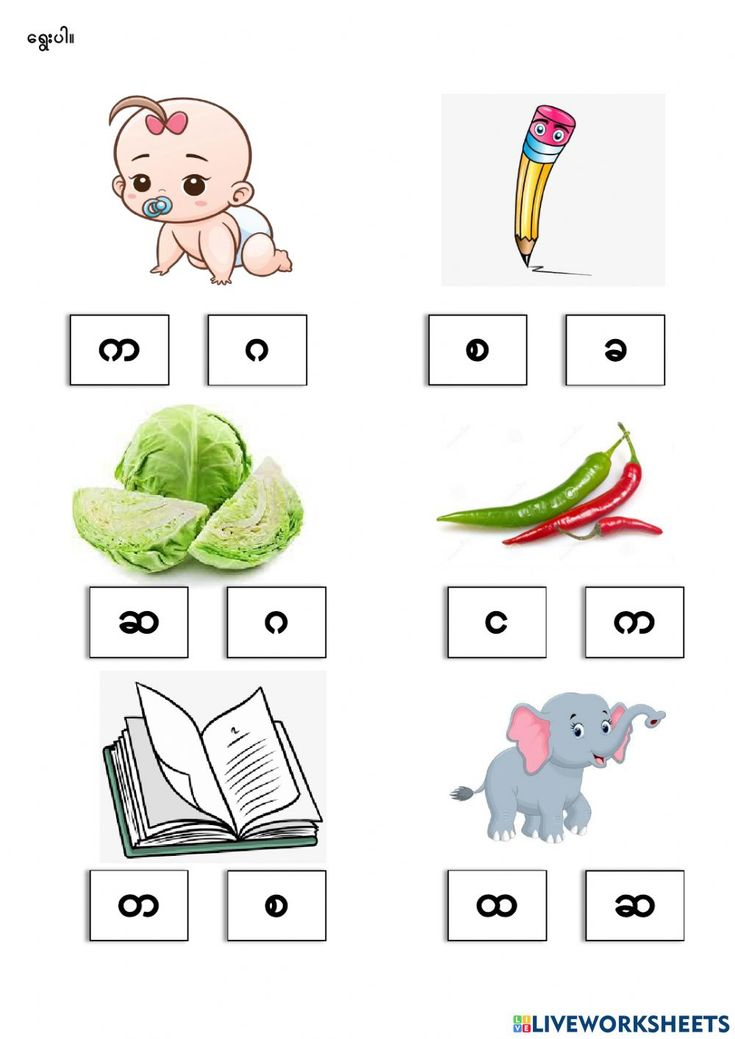 30 Myanmar Alphabet Worksheets For Kindergarten