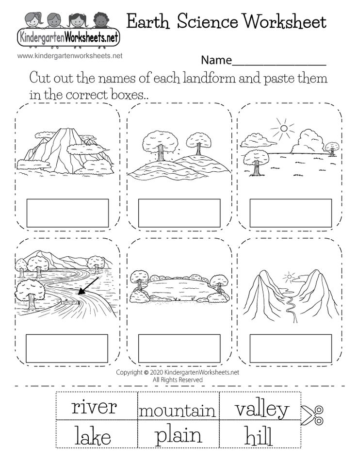 30 Printable Worksheets For Kindergarten Science