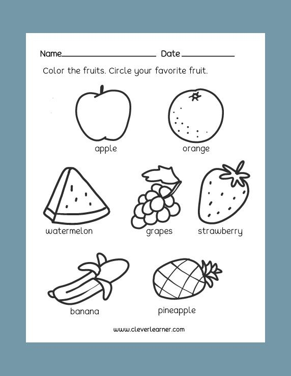 30 Printable Worksheets For Kindergarten Science
