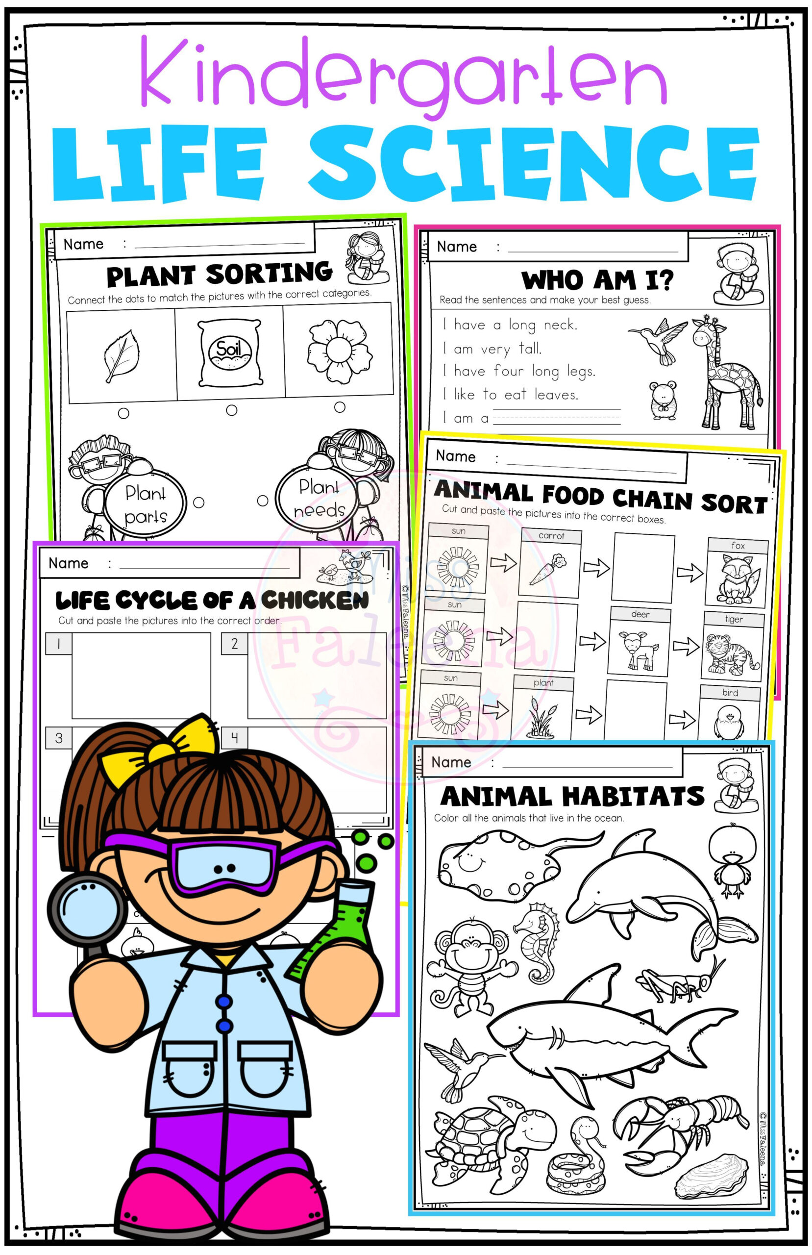 30 Printable Worksheets For Kindergarten Science