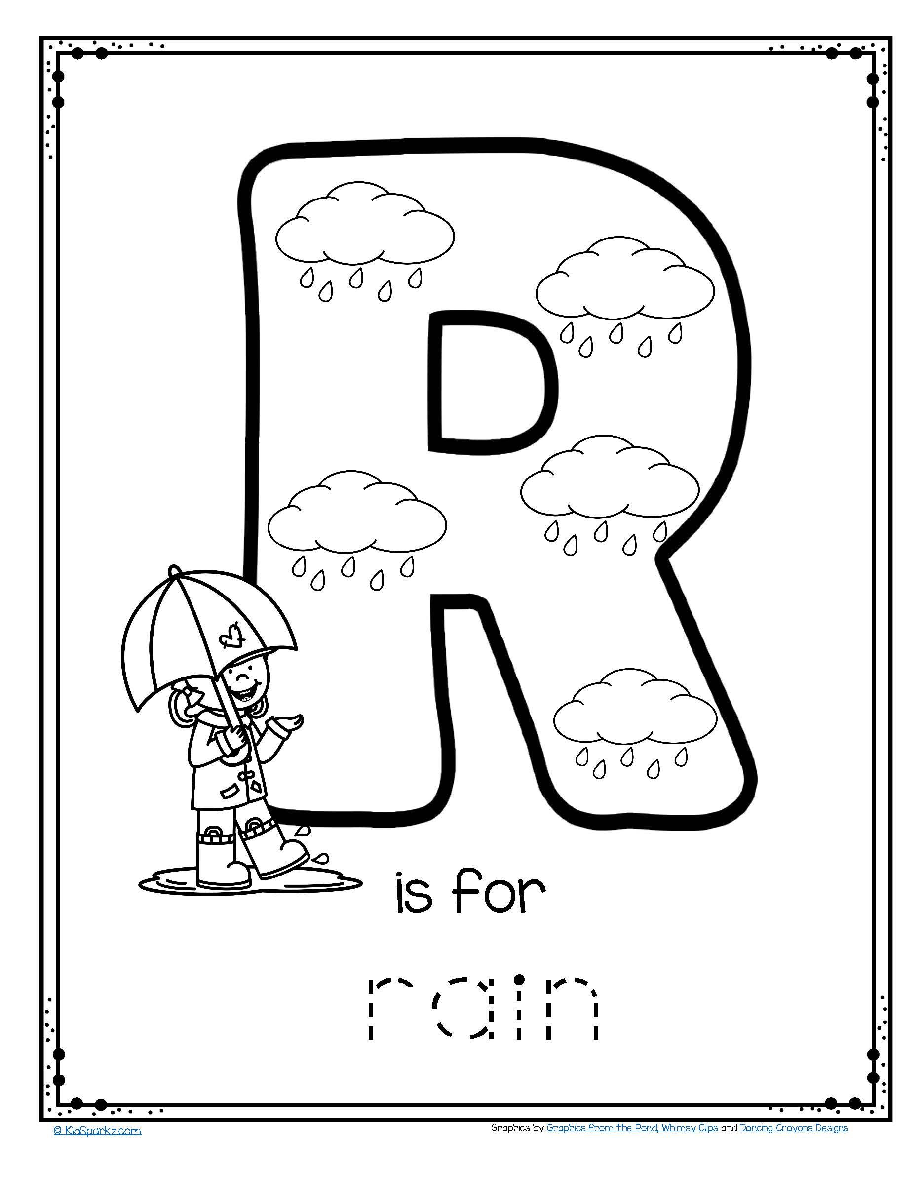 30 Rain Worksheets For Kindergarten