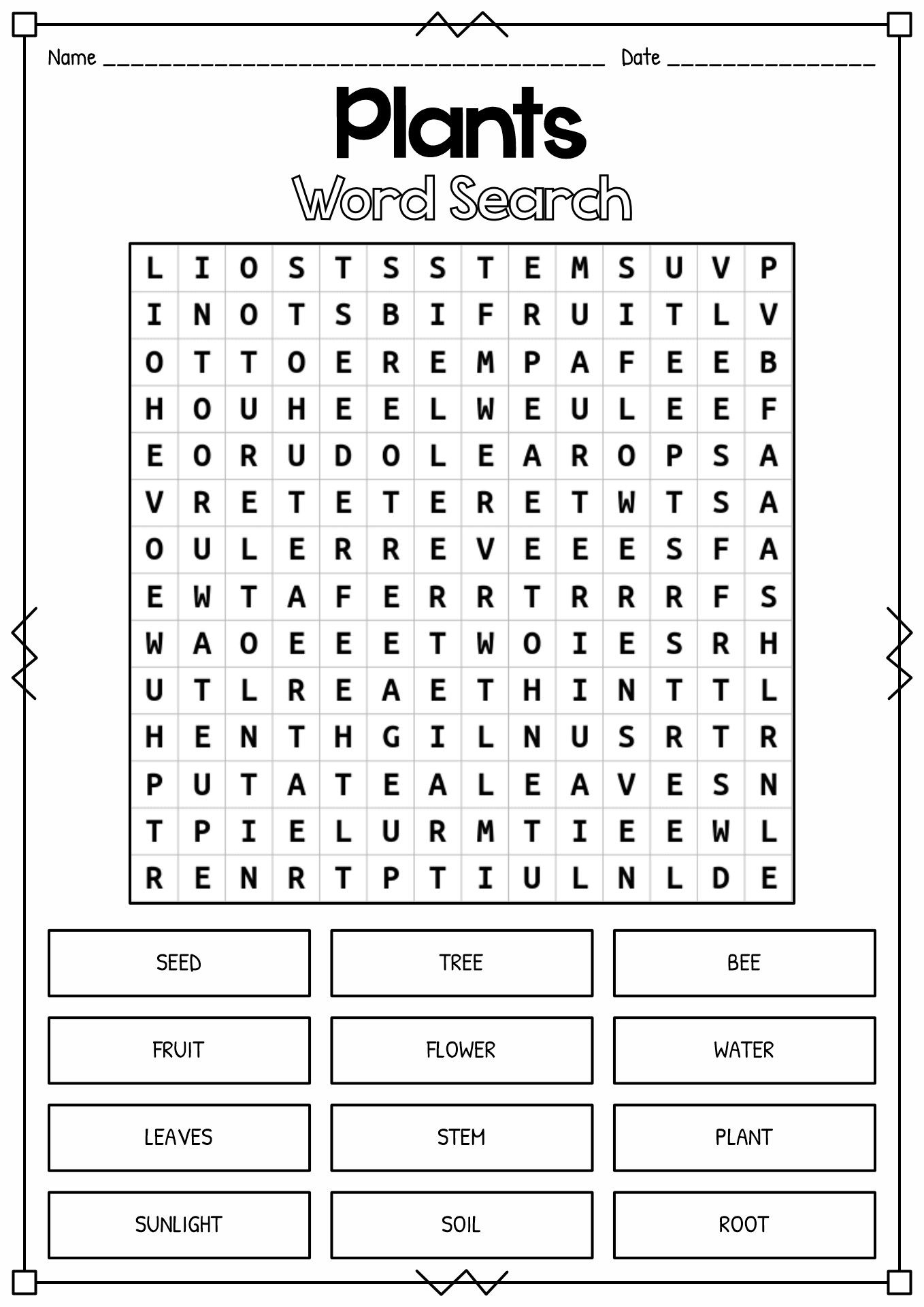 30 Science Worksheets For 1St Grade
