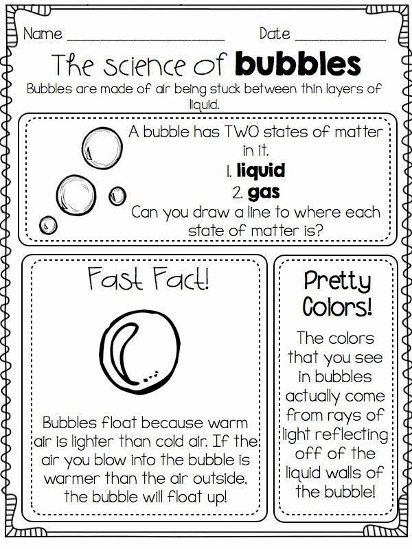 30 Science Worksheets For 1St Grade