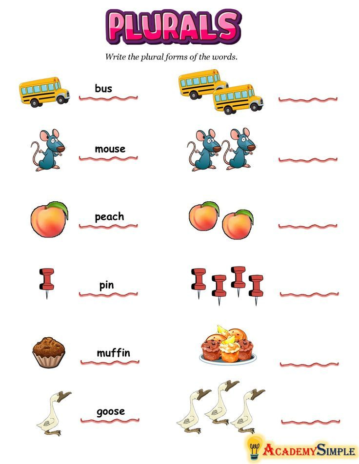 30 Singular And Plural Nouns Worksheets For Kindergarten