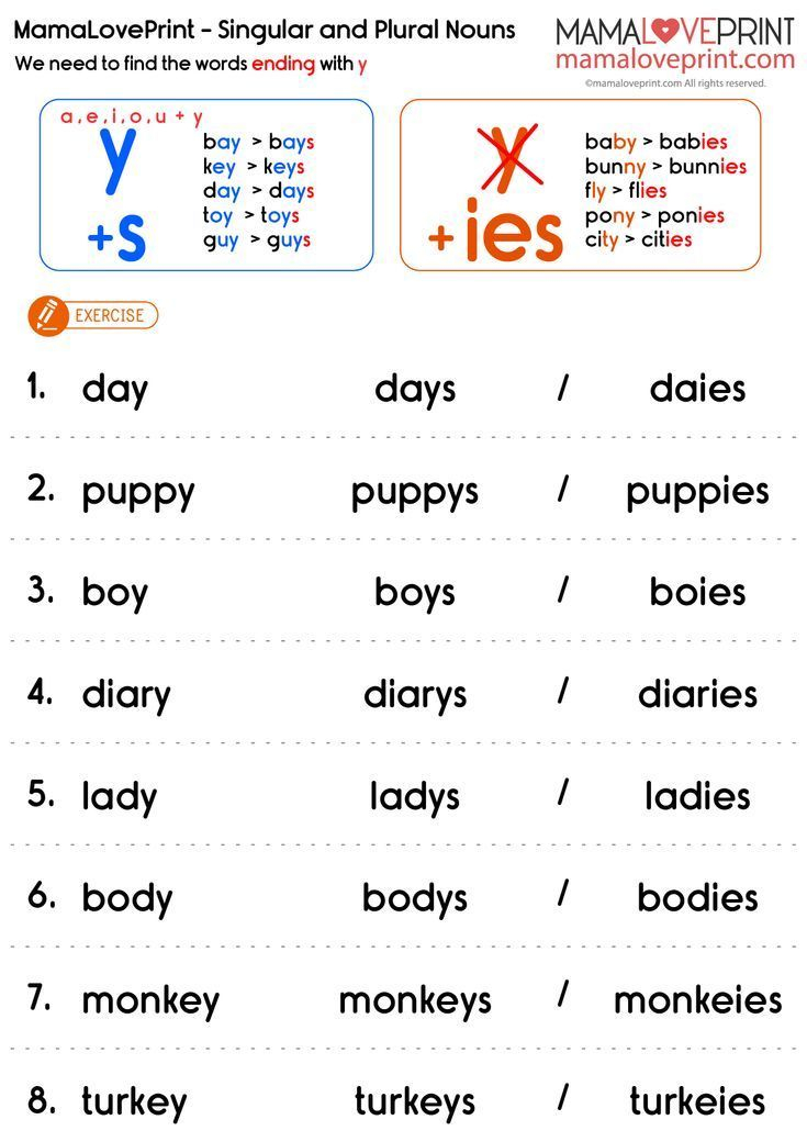 30 Singular And Plural Nouns Worksheets For Kindergarten