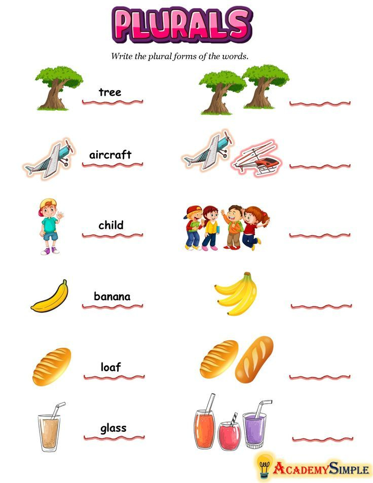 30 Singular And Plural Nouns Worksheets For Kindergarten