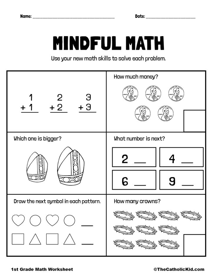 21 1St Grade Math Worksheets Color