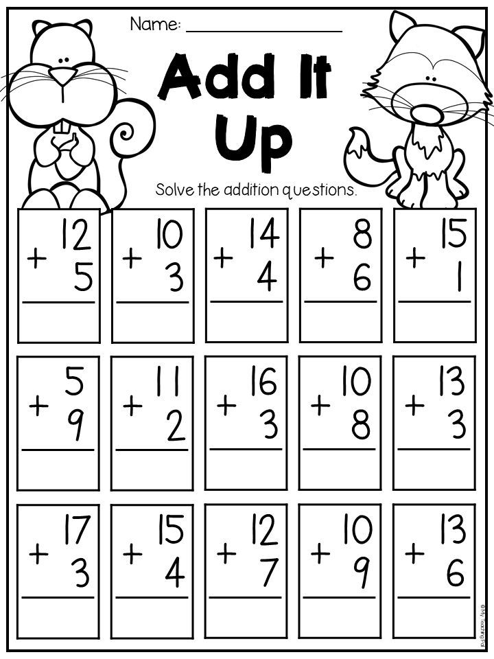 21 1St Grade Math Worksheets Color