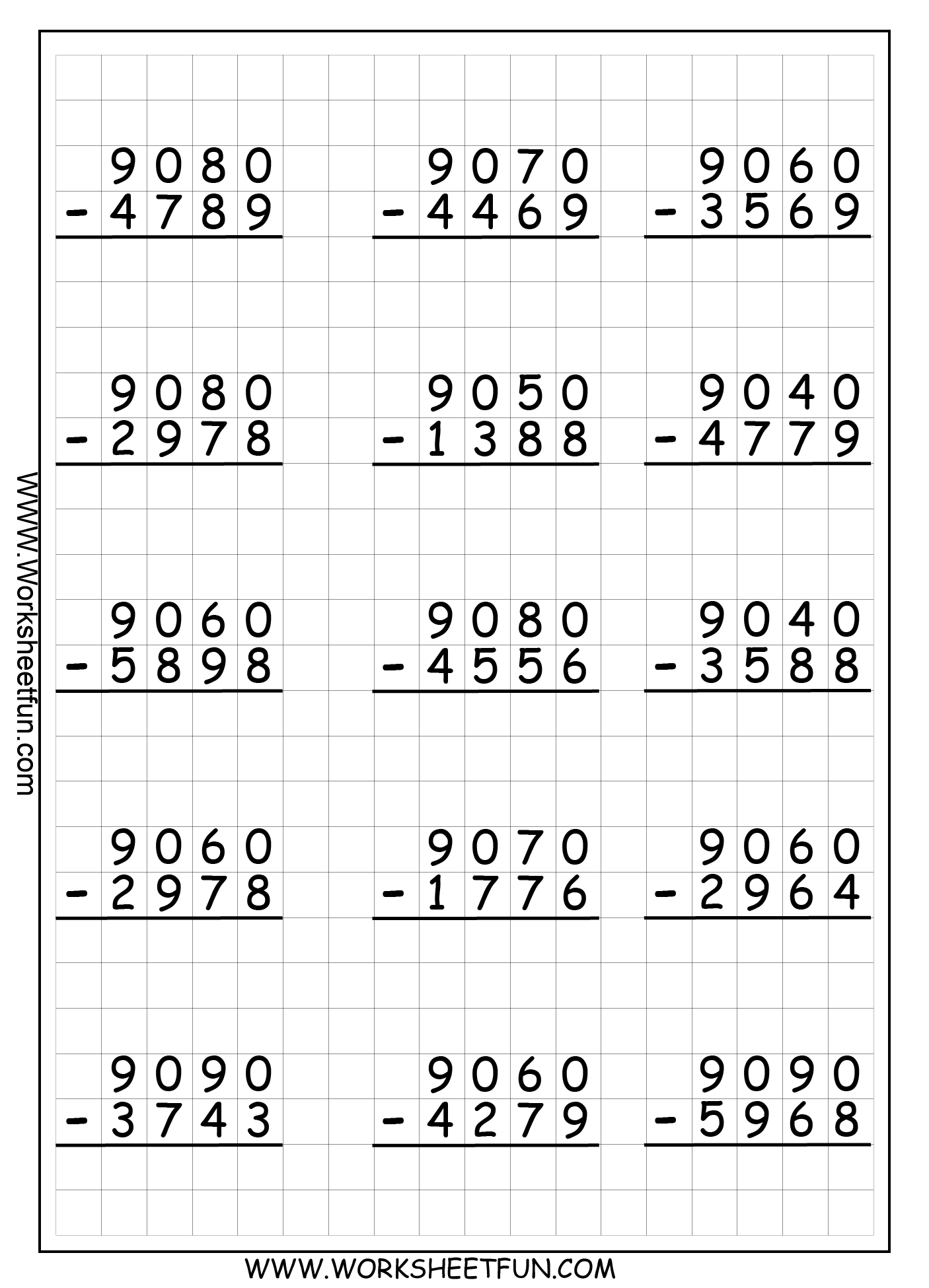 21 2 Digit Subtraction With Regrouping Free Math Worksheets