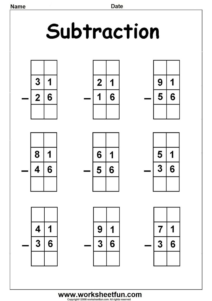 21 2 Digit Subtraction With Regrouping Free Math Worksheets