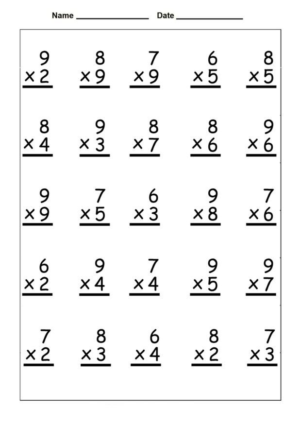 21 3Rd Grade Multiplication Worksheets 3 Digits