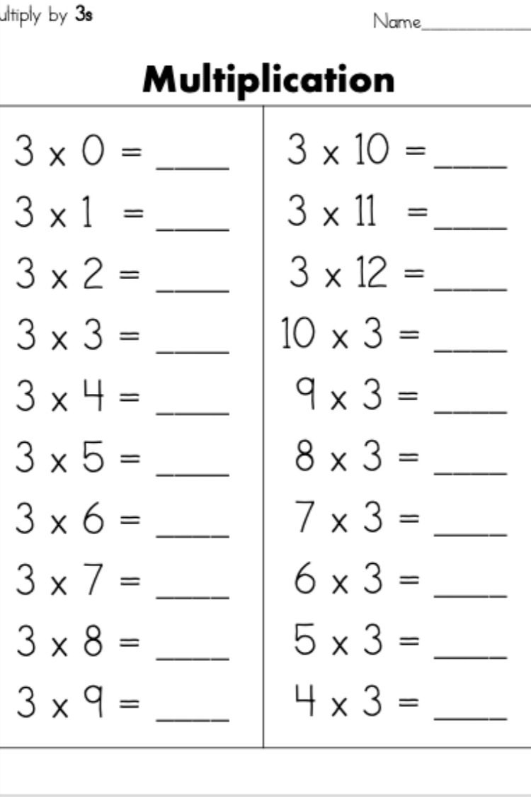 21 3Rd Grade Multiplication Worksheets 3 Digits