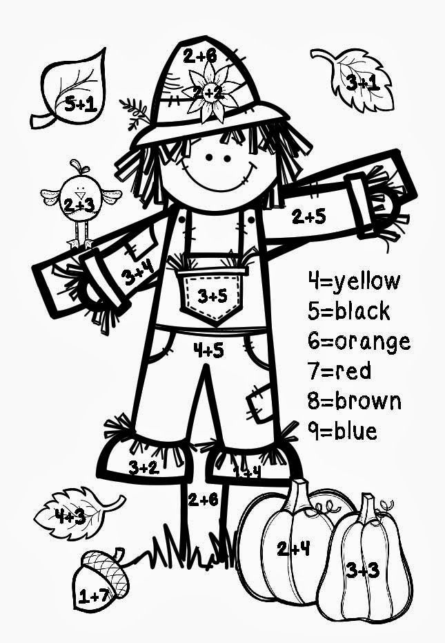 21 Addition Coloring Worksheets 2Nd Grade