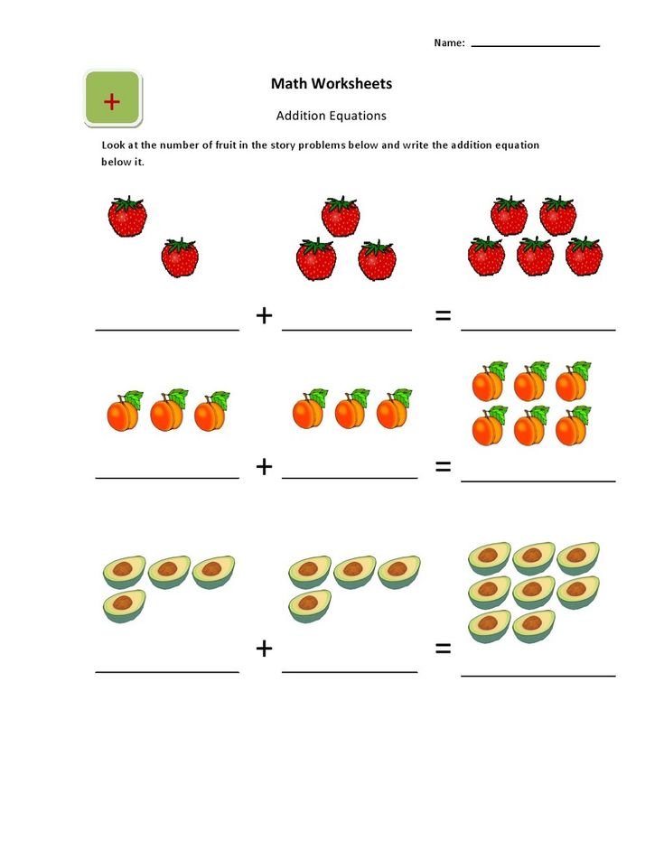 21 Addition To 5 Worksheets Kindergarten