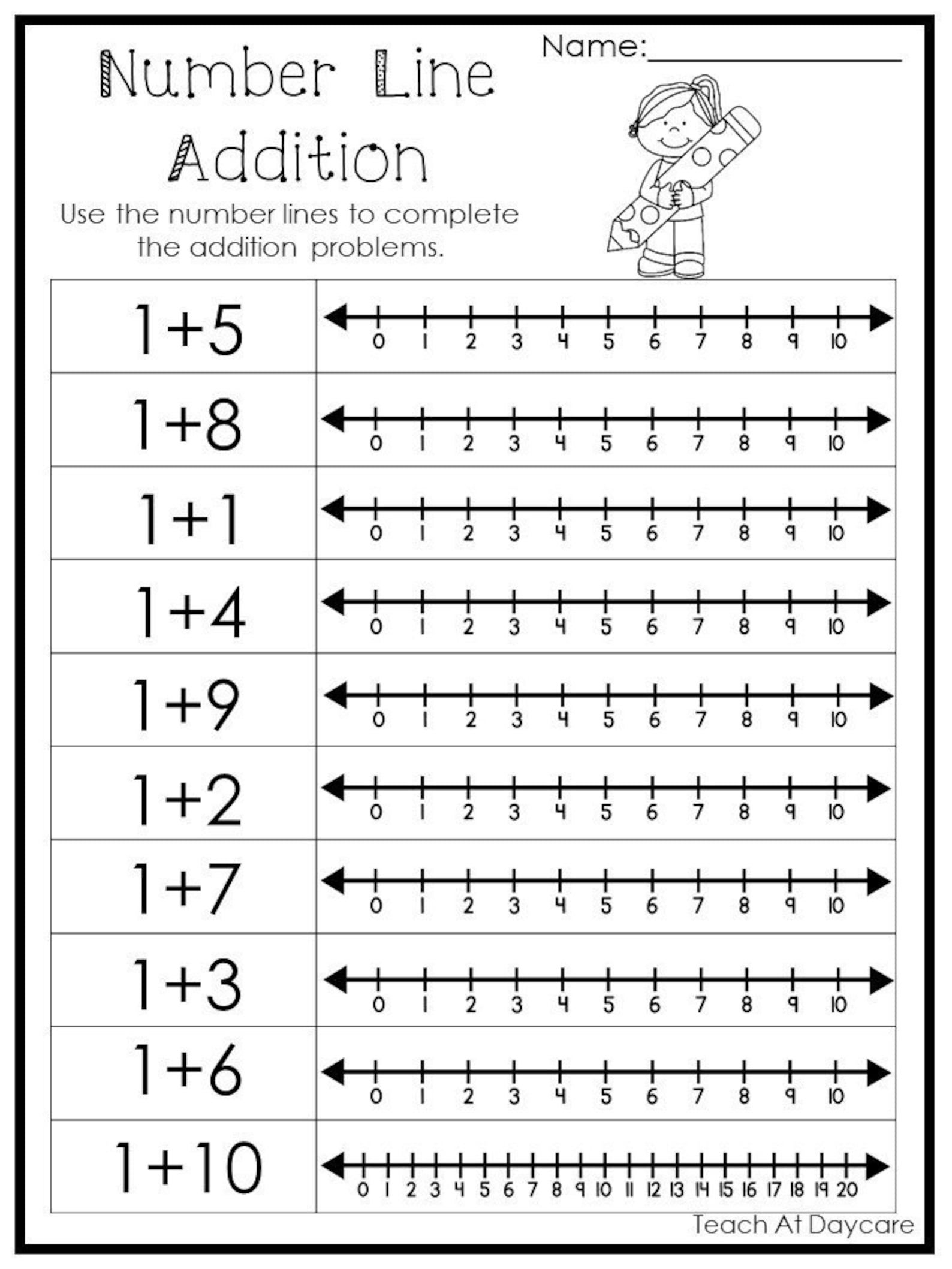 21 Addition To 5 Worksheets Kindergarten