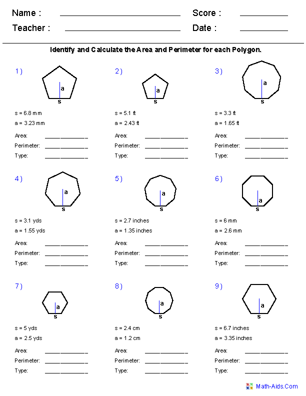 21 Area And Perimeter Worksheets For Grade 6