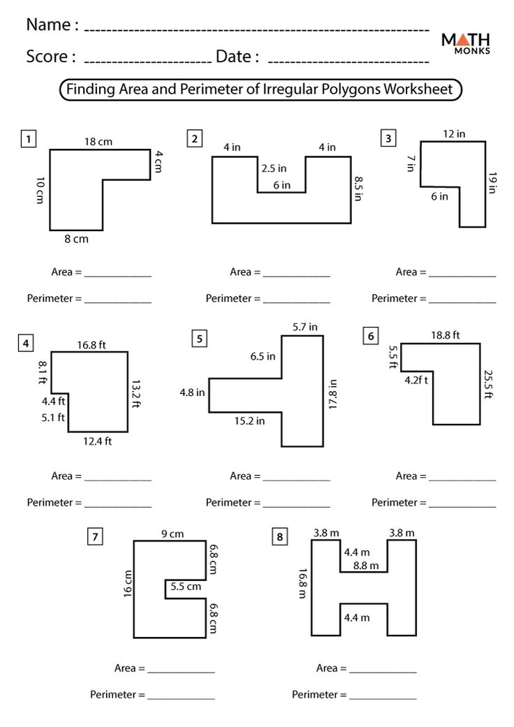 21 Area And Perimeter Worksheets For Grade 6