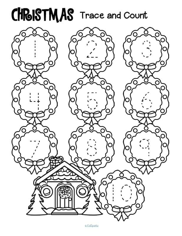 21 Christmas Preschool Math Worksheets