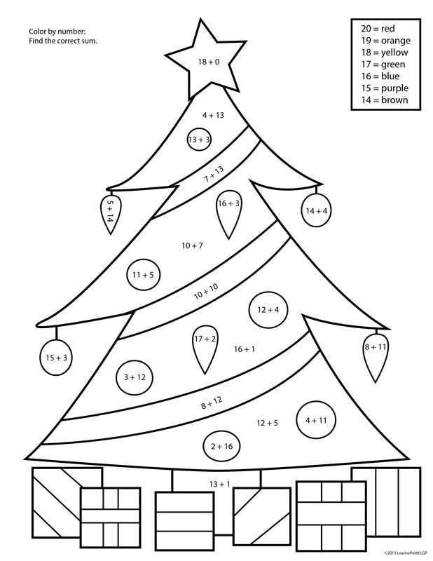 21 Christmas Preschool Math Worksheets