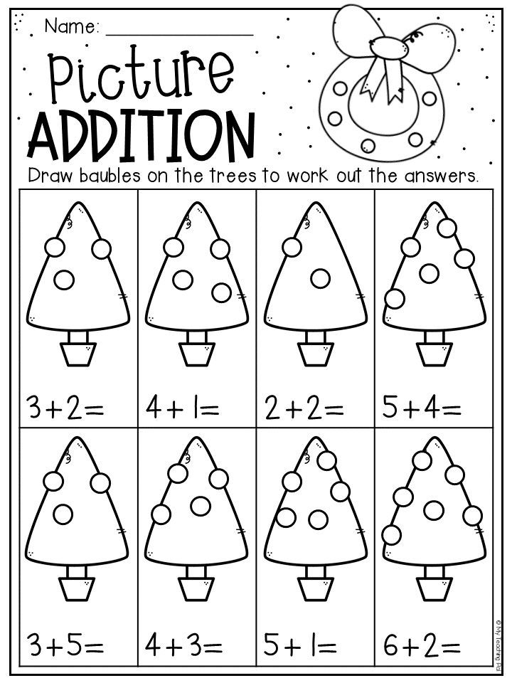 21 Christmas Preschool Math Worksheets