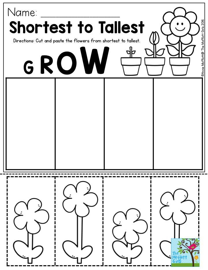 21 Cut And Paste Worksheets Colors