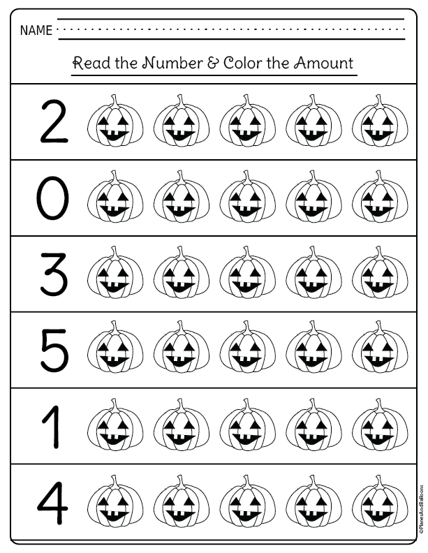 21 Halloween Math Worksheets Kindergarten Free
