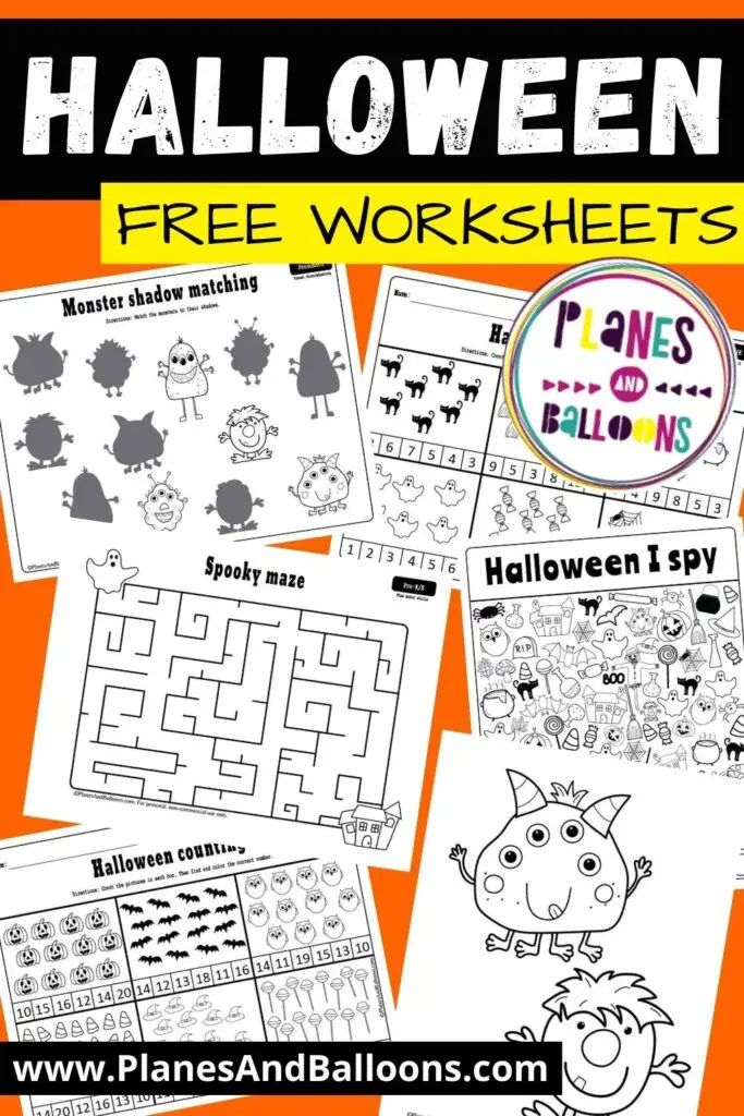 21 Halloween Worksheets 1St Grade Free