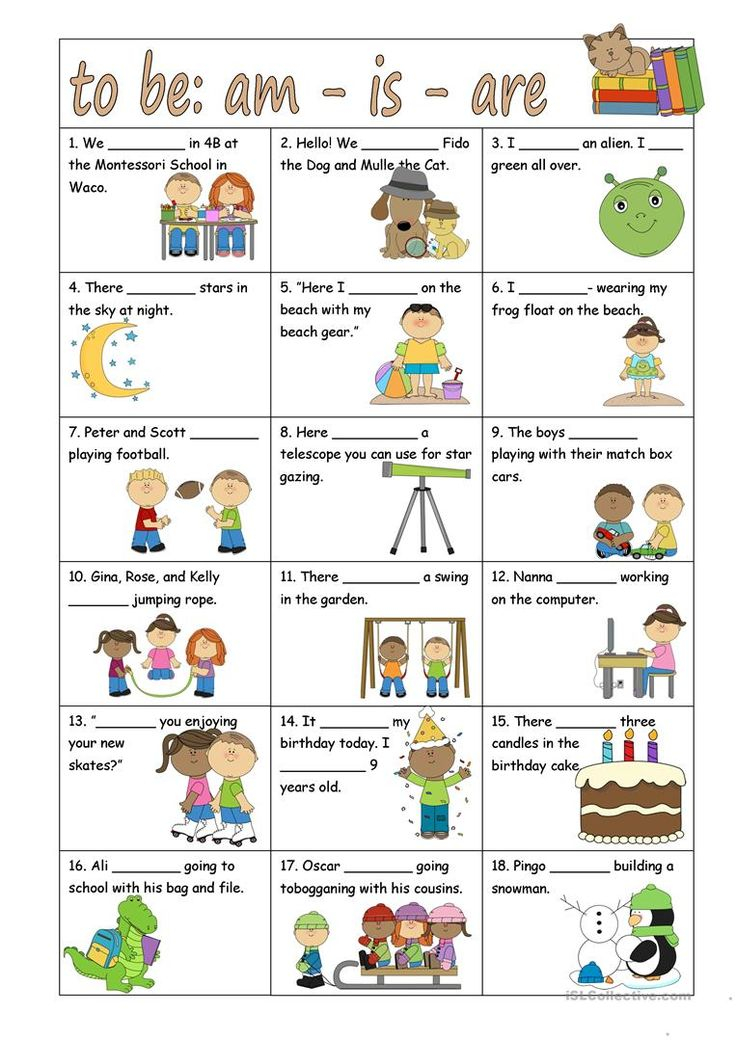 21 Is Am Are Worksheets Grade 1 Math