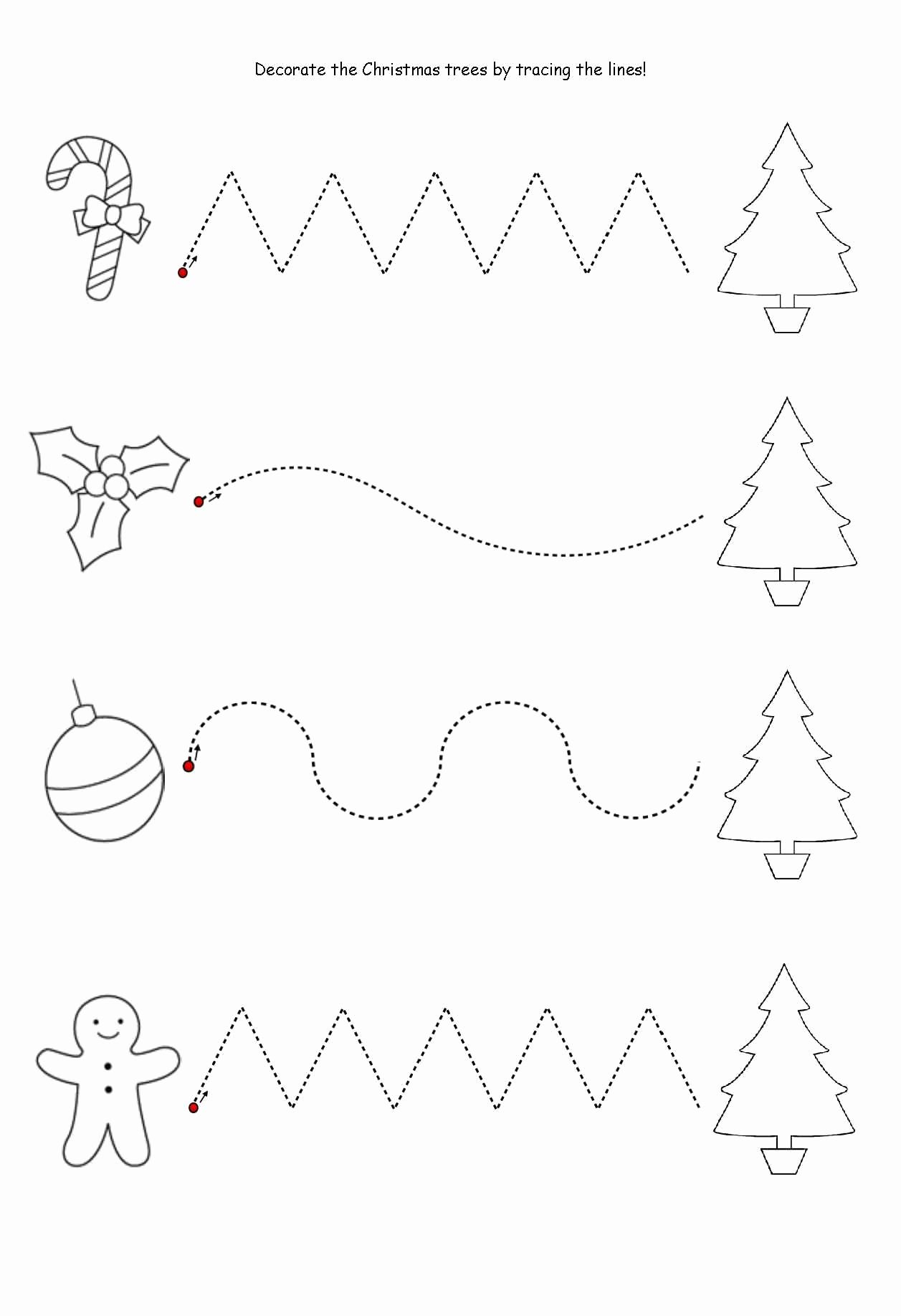 21 Kindergarten Worksheets Tracing Lines