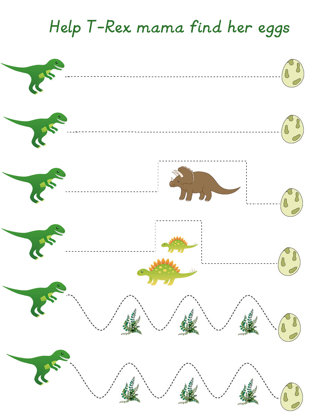 21 Kindergarten Worksheets Tracing Lines