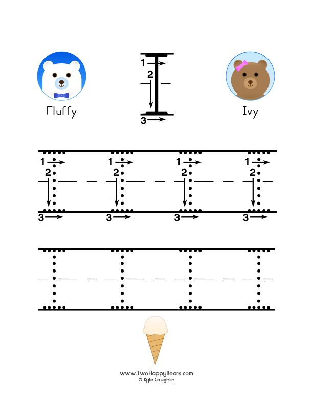 21 Letter I Kindergarten Worksheets