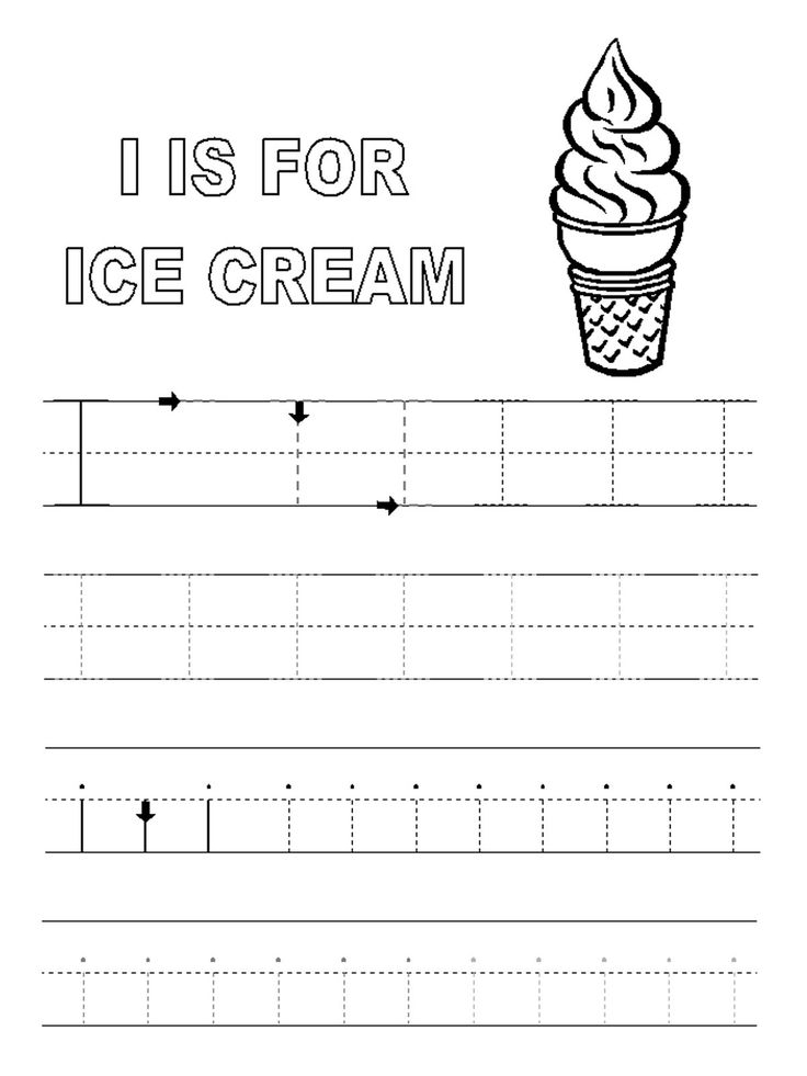 21 Letter I Kindergarten Worksheets