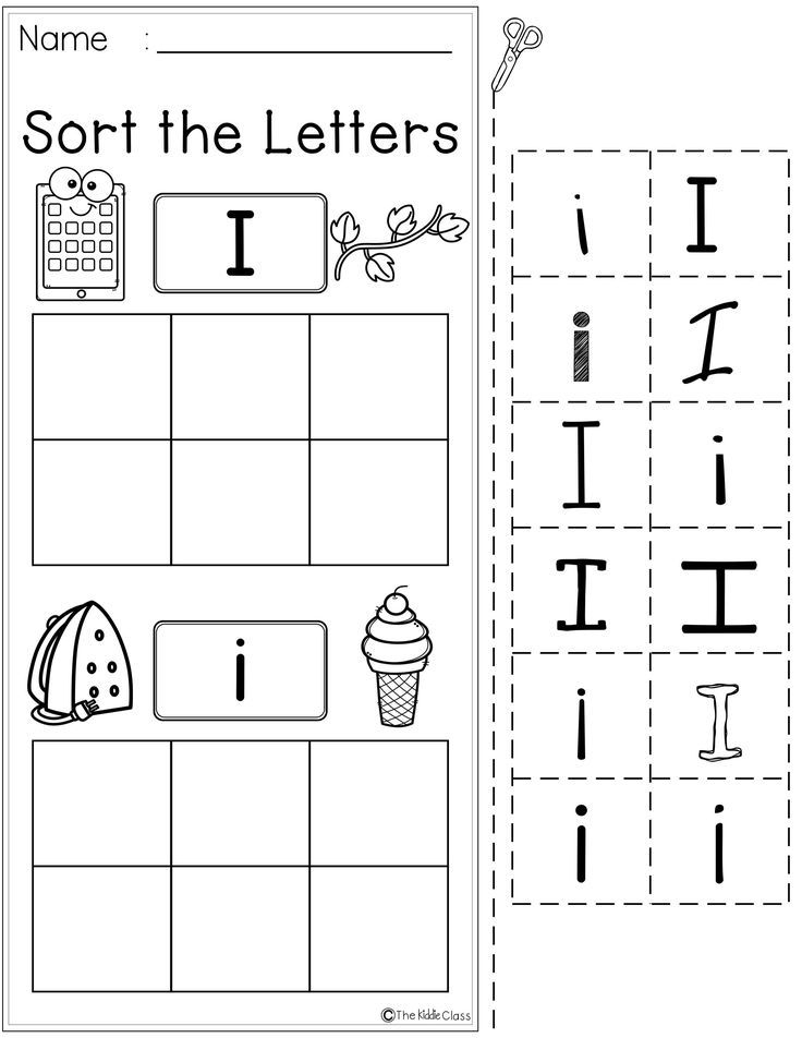 21 Letter I Kindergarten Worksheets