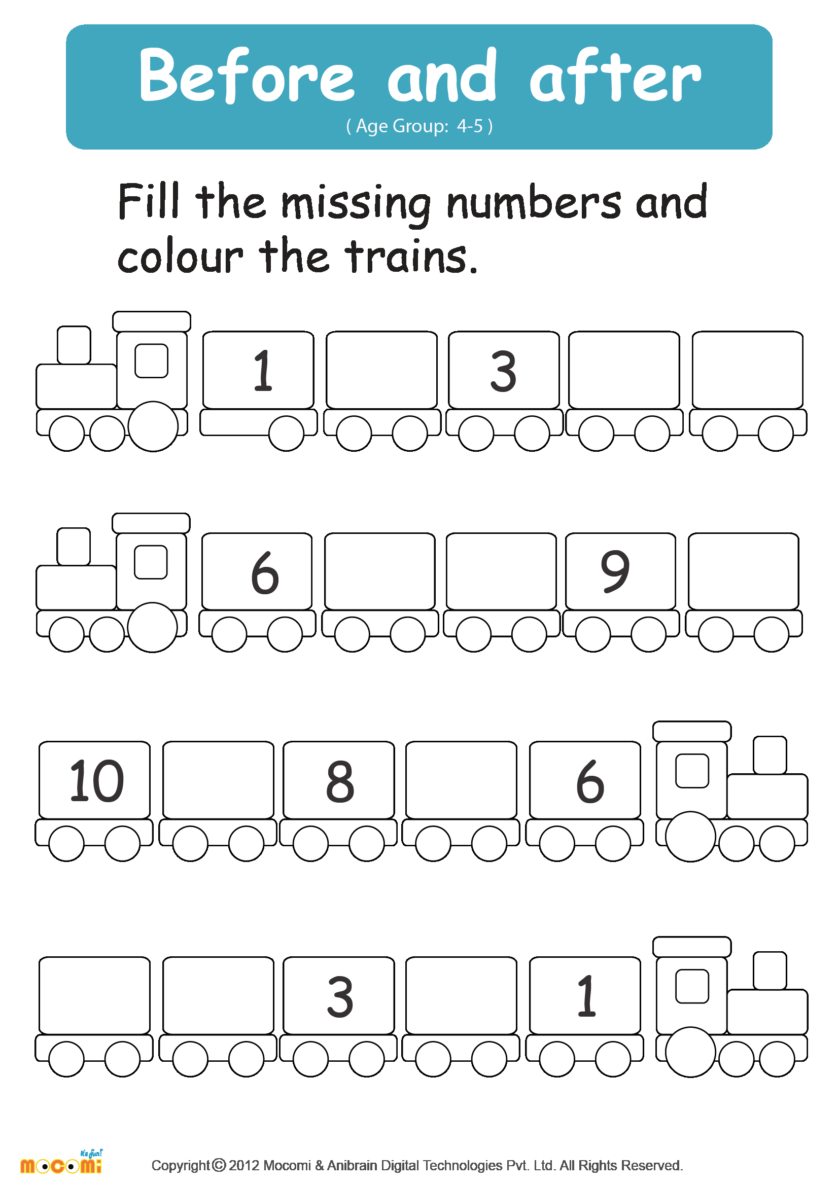 21 Math Worksheets For Kindergarten 1-30
