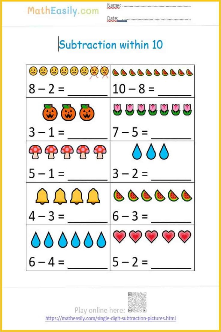 21 Math Worksheets For Kindergarten 1-30
