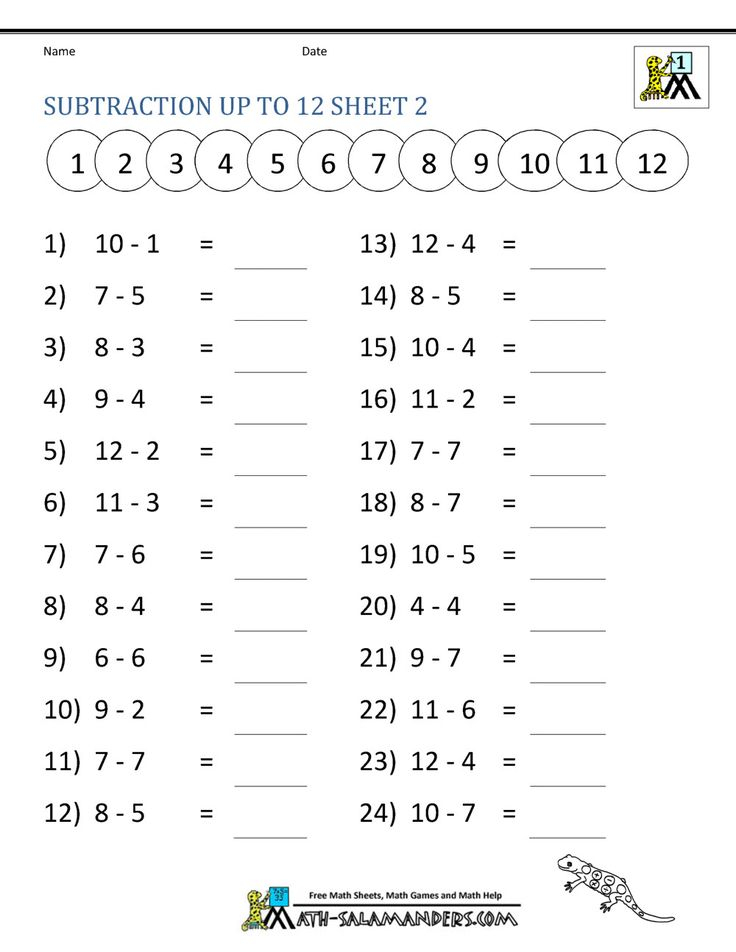21 Math Worksheets For Ukg Kids