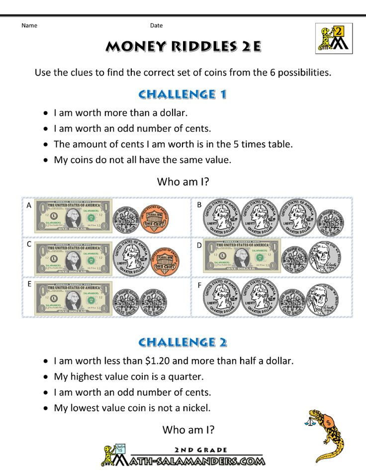 21 Math Worksheets With Riddles