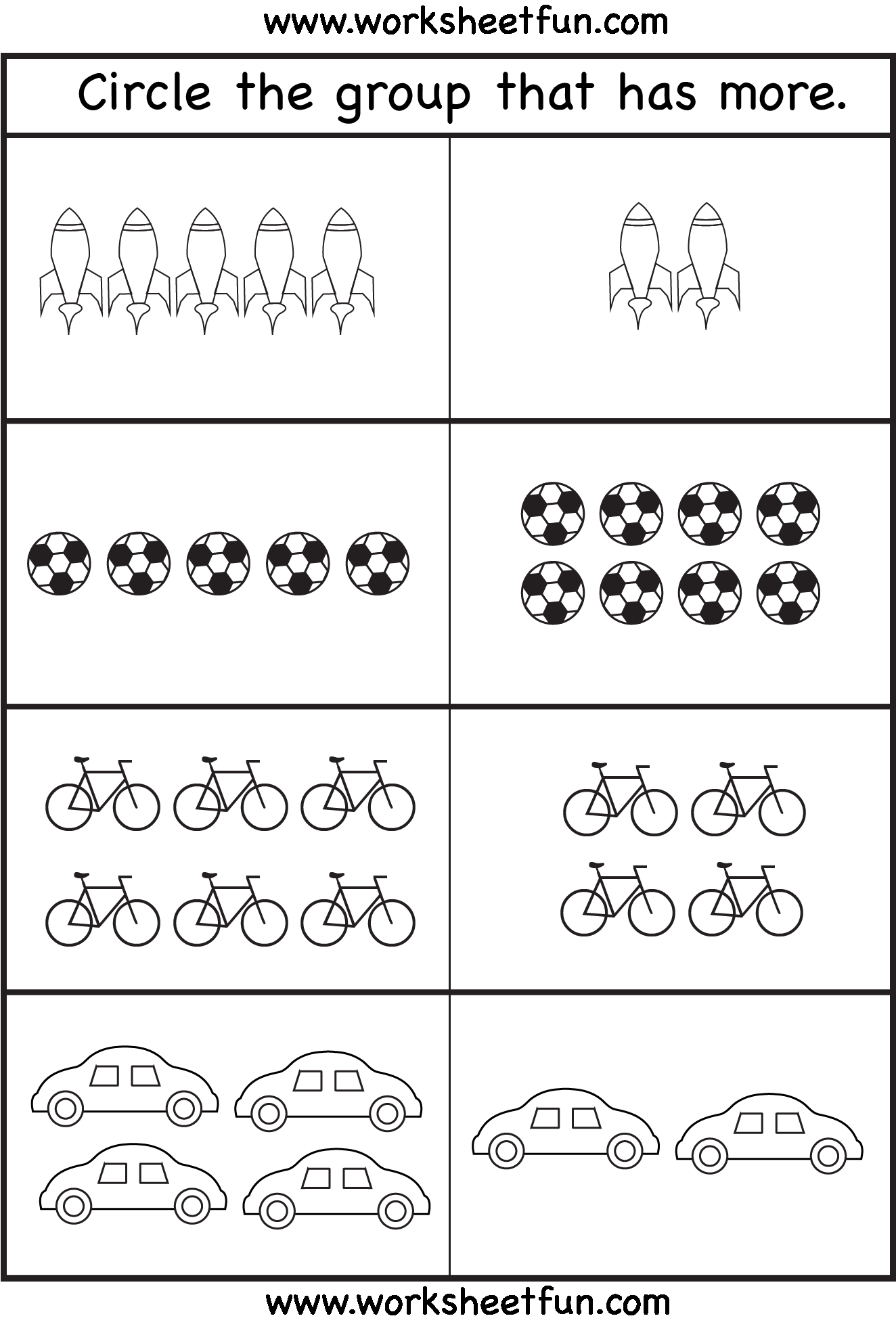 21 More And Less Worksheets Kindergarten Free