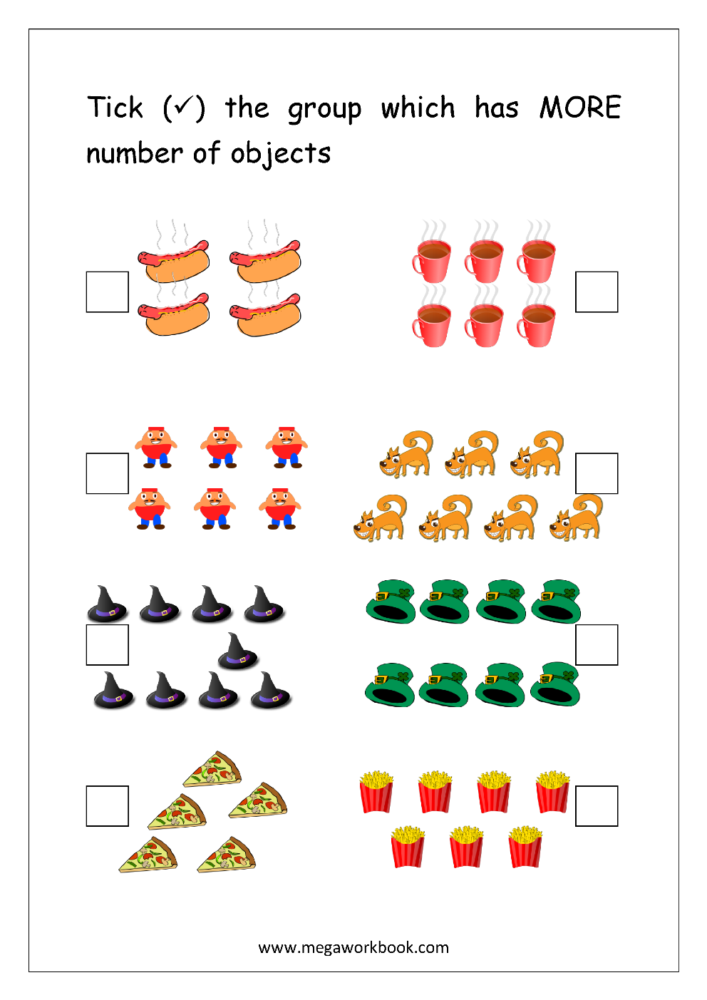 21 More And Less Worksheets Kindergarten Free