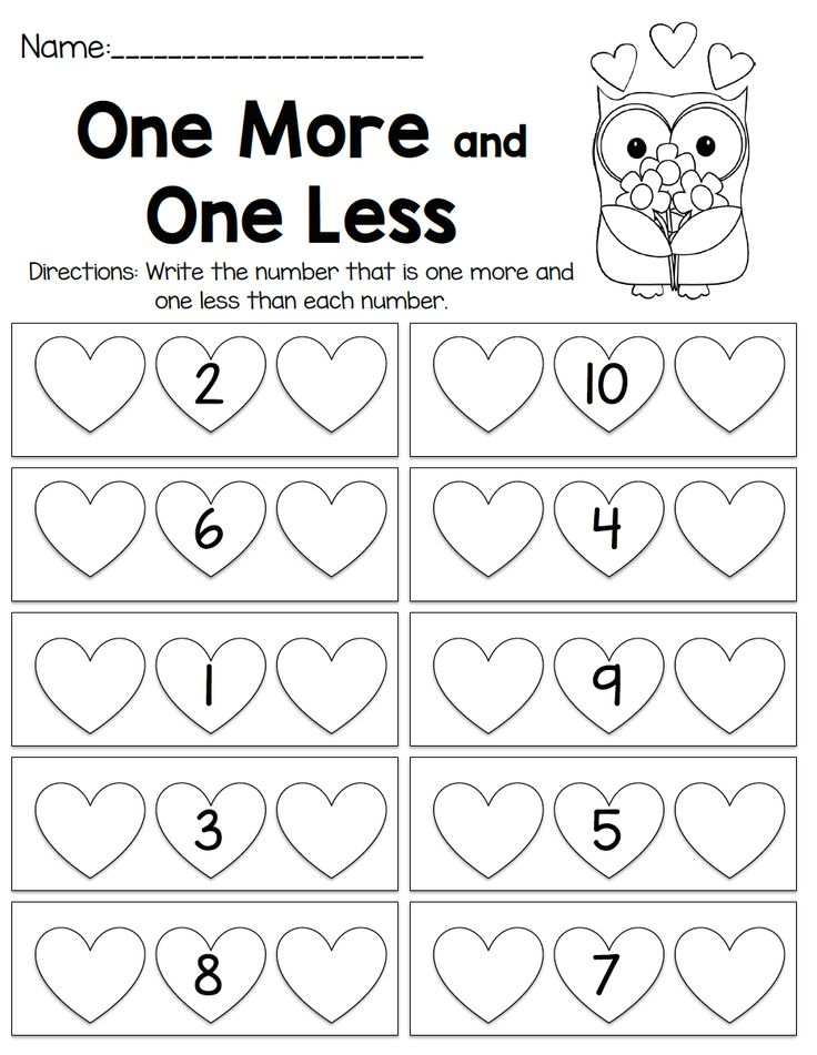 21 More And Less Worksheets Kindergarten Free