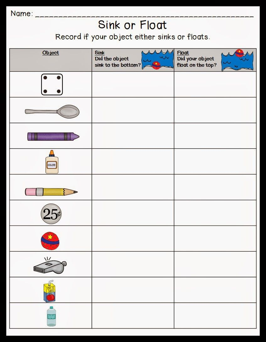 21 Printable Worksheets For Kindergarten Science