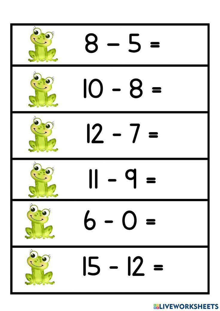21 Subtraction Worksheets For Kindergarten Word Problems